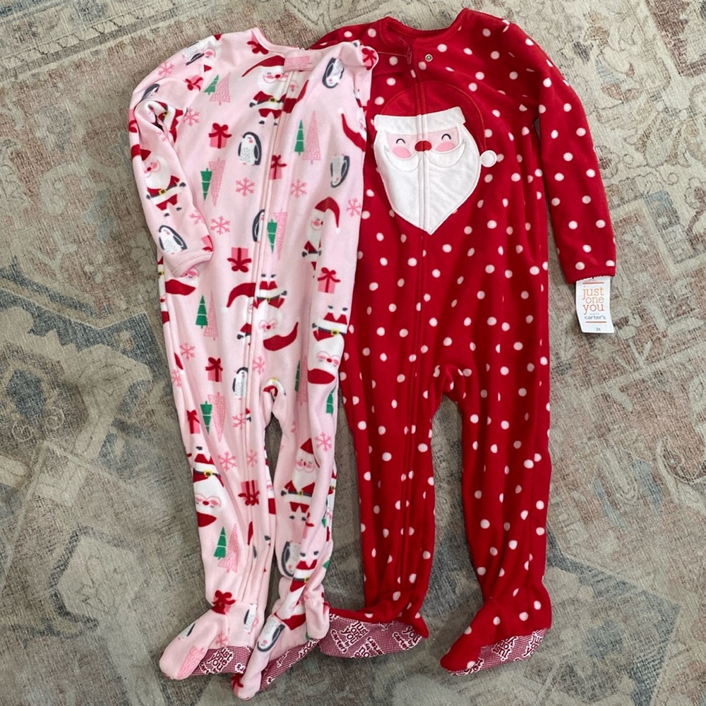 Carters Christmas Pajamas 2T